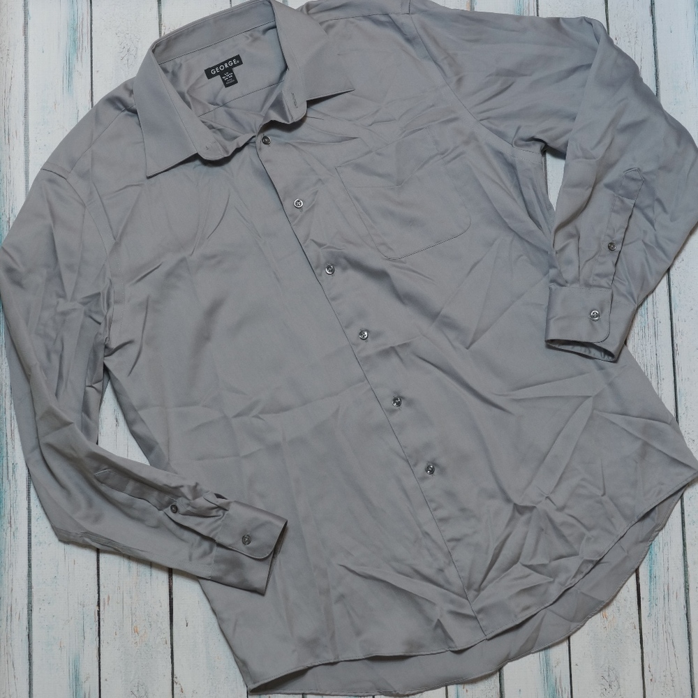 George | Silver Dress Shirt